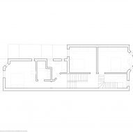 First floor plan of Queen's Park House by Rise Design Studio