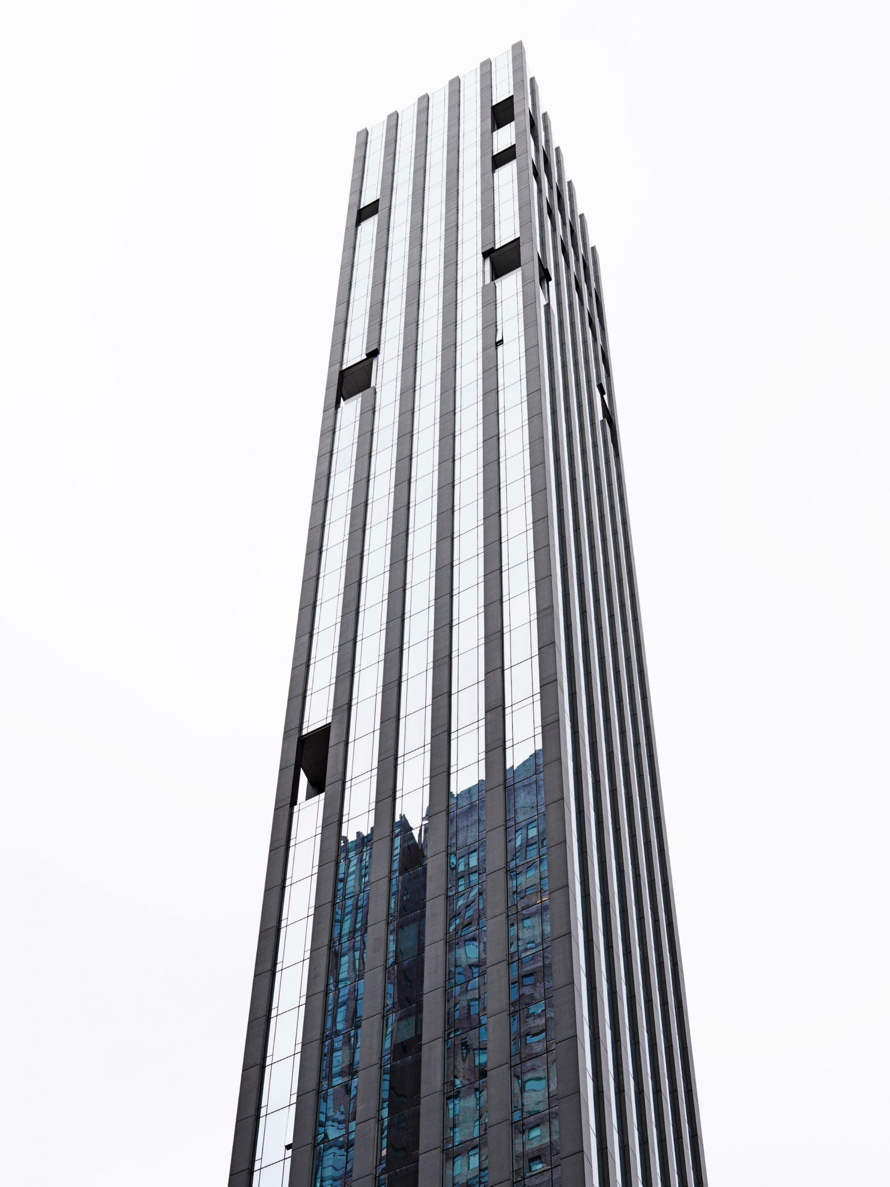 Glass-fibre-reinforced concrete panels by Rieder on 277 Fifth Avenue 