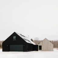 Kate Smith clads own Wisconsin home in two tones of wood