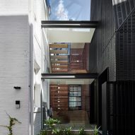 Exterior of St Martins Lane extension in Melbourne by Matt Gibson Architecture + Design