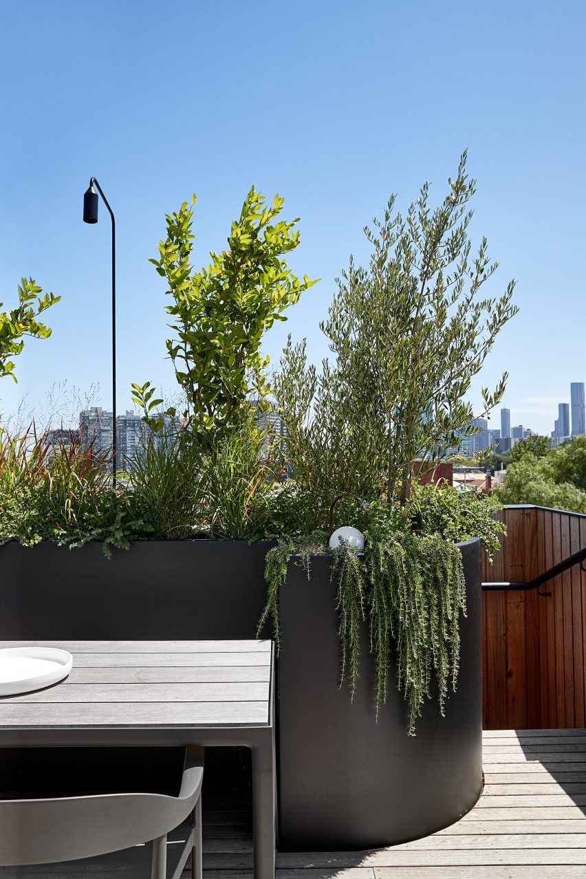 Roof terrace in Melbourne