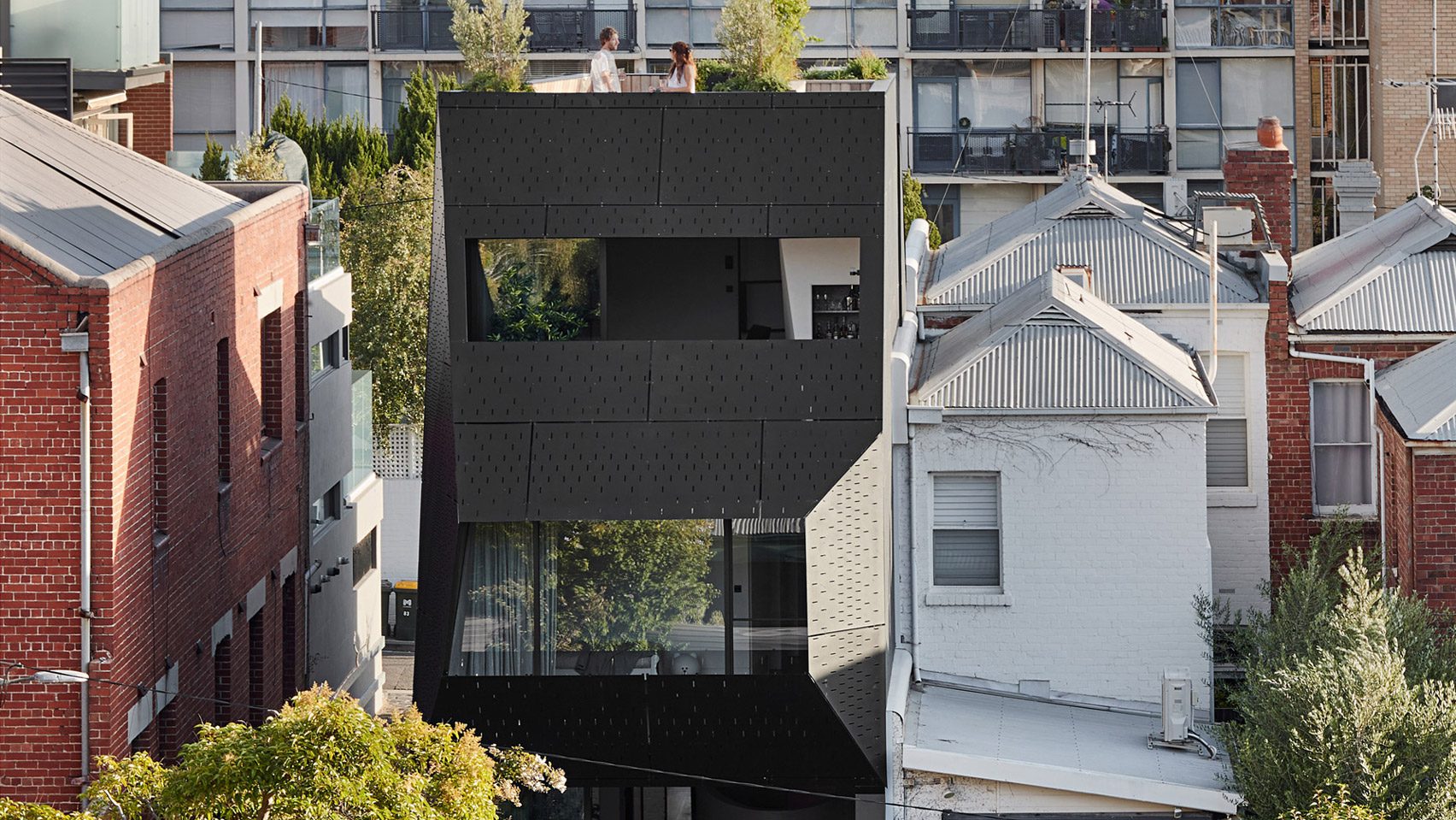 Matt Gibson adds sculptural extension to Victorian Melbourne home