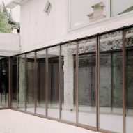 Exterior of Threshold and Treasure art gallery in Italy by AMAA