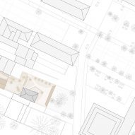 Site plan of Threshold and Treasure art gallery in Italy by AMAA