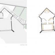 Annexe plan of Villa MKZ by Takeshi Hirobe Architects