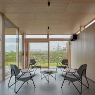 Interior of Warm Nest by Ark-shelter and Archekta in Belgium