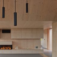 Interior of Warm Nest by Ark-shelter and Archekta in Belgium