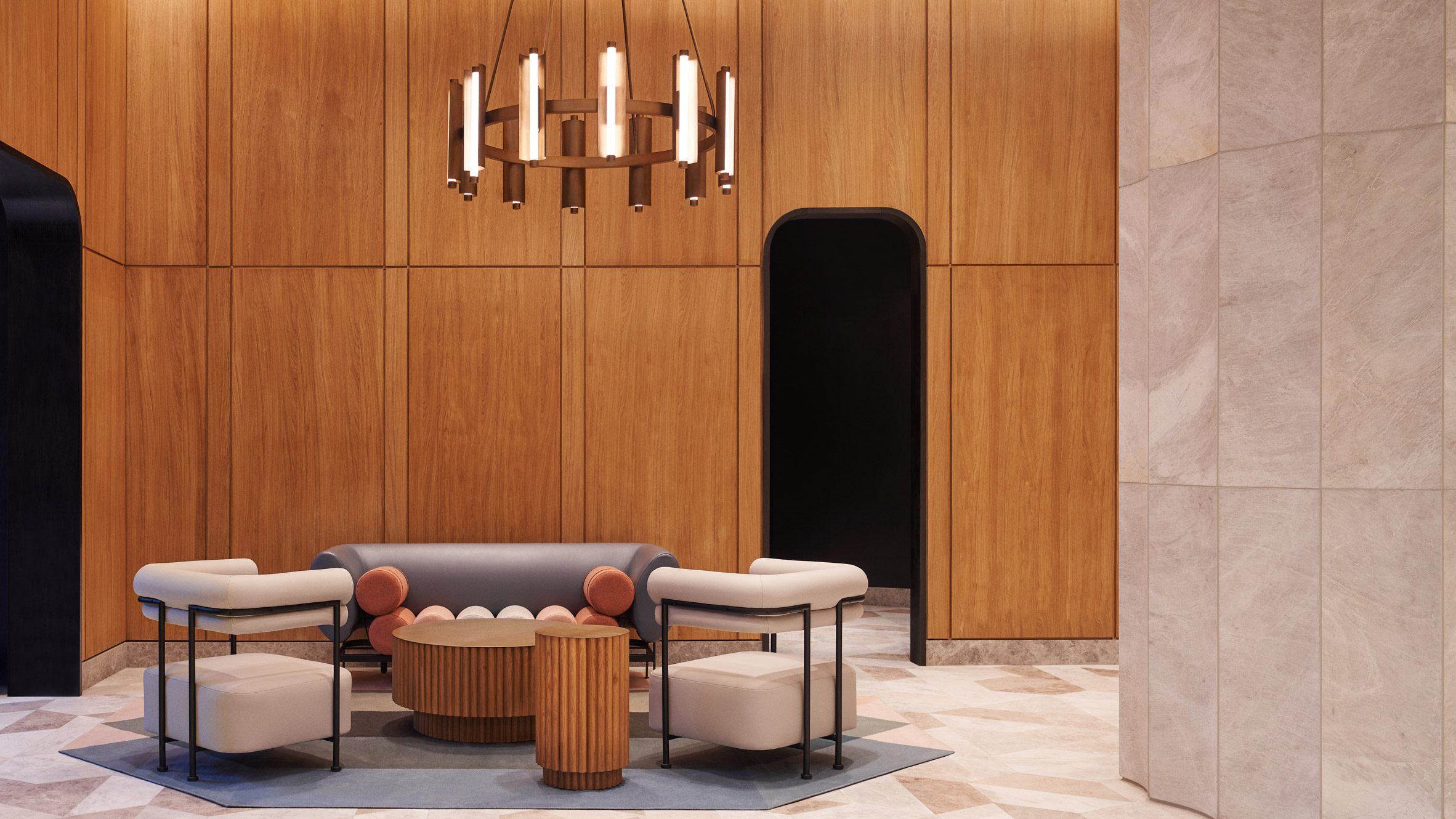 Woods Bagot looks to "future nostalgia" for Brooklyn Tower lobby - Vimarsana News