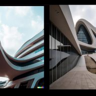 Zaha Hadid Architects images created with DALL-E 2