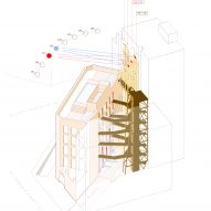 Axonometric drawing of La Carboberia by Office for Strategic Spaces