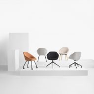 Photo of Famiglia chairs for Allermuir by Pearson Lloyd
