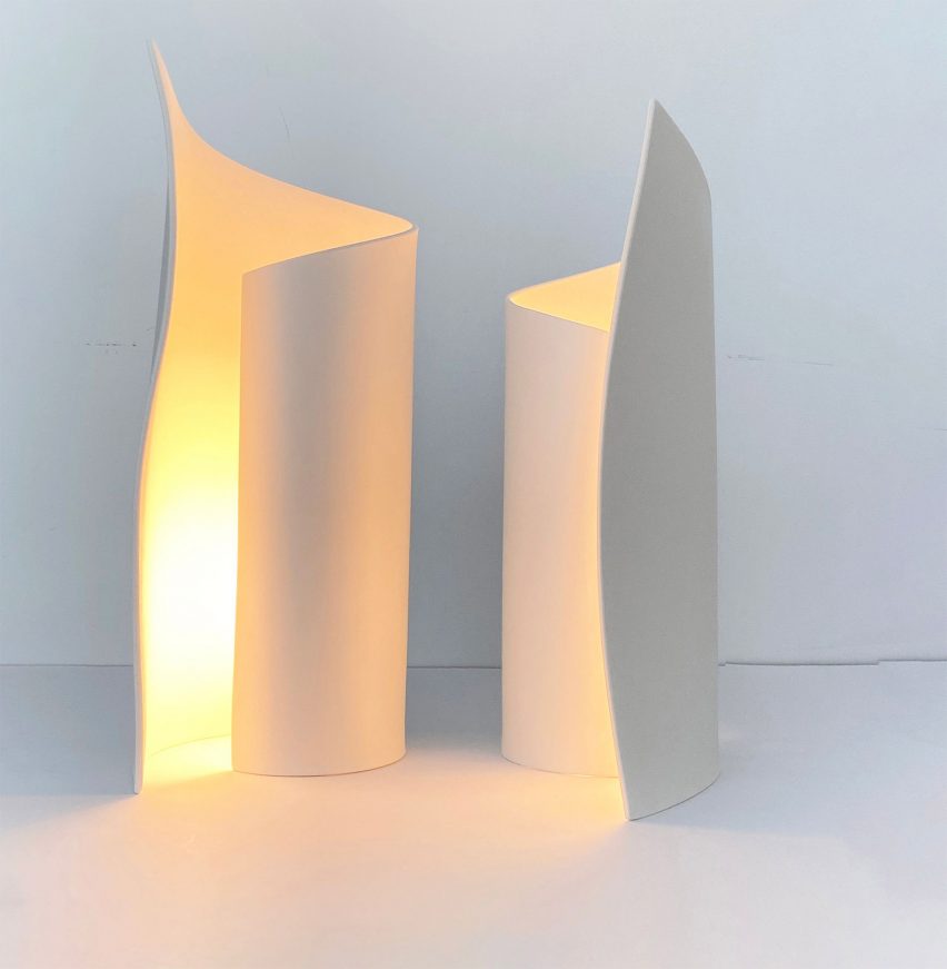 Ceramic lamp by Olivia Barry/ By Hand