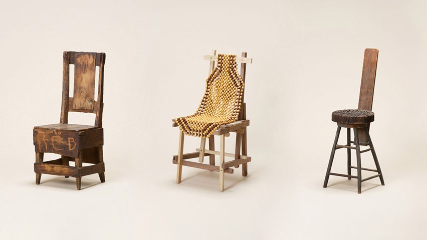 Photo of chairs at the Make-Do exhibition