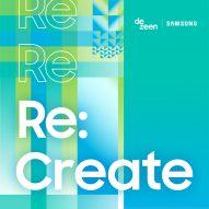 Dezeen y la identidad gráfica Re:Create Design Challenge de Samsung