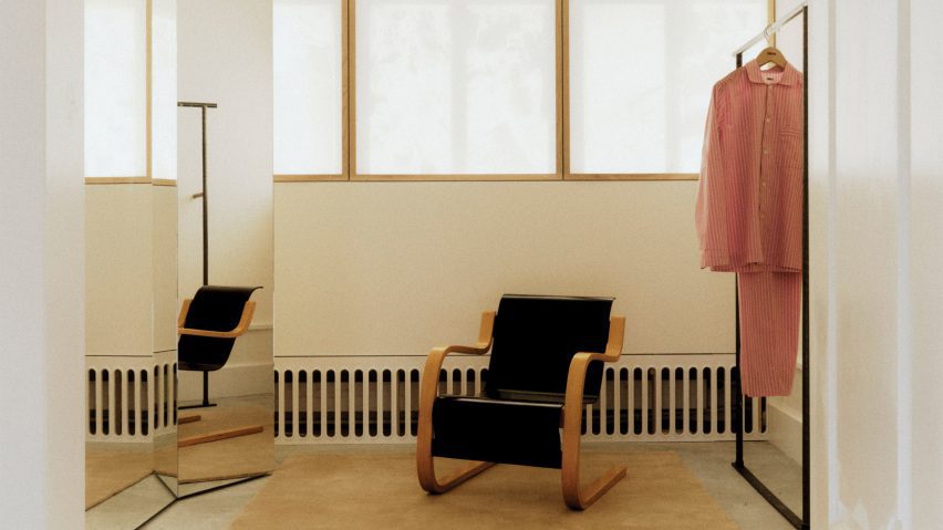 Photo of Artek furniture and Tekla fabrics