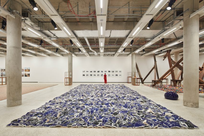 Destroyed sculptures by Ai Weiwei