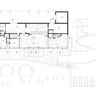 Ground floor plan of Gurdau Winery by Aleš Fiala