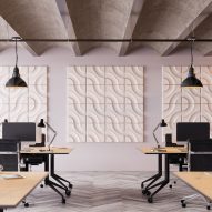 FIKA acoustic wall tiles by AllSfär among 16 new products on Dezeen Showroom