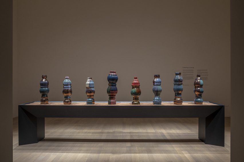 Photo of a collection of vessels by Shawanda Corbett
