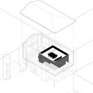 Exploded isometric diagram, Cesarin show kitchen by Co.arch Studio