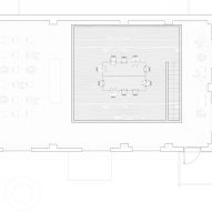 First floor plan, Cesarin show kitchen by Co.arch Studio