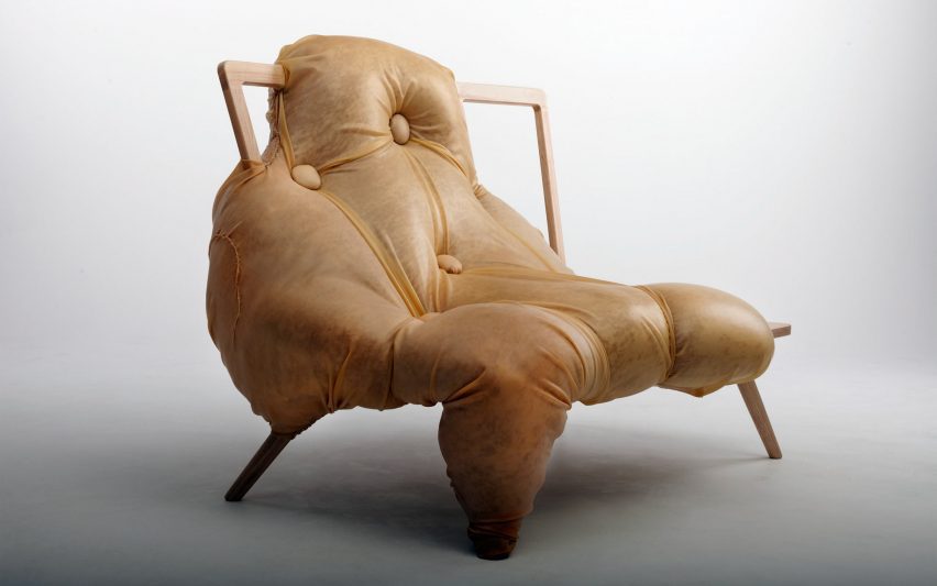 Obesity chair by Charlotte Kingsnorth