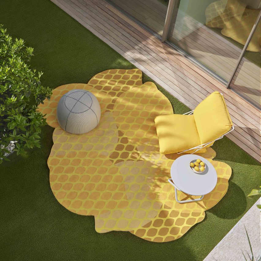 Citrus outdoor rugs by Jorge Garaje for Gan