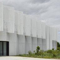 Conservatoire of Music and Dance by PPA Architectures features pleated metal sunscreen