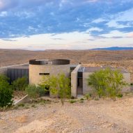 Daniel Joseph Chenin uses passive building strategies for stone-clad Nevada house