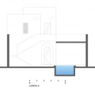 Section drawing of Casa Pulpo by Workshop Architects
