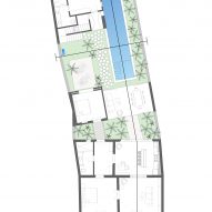 Ground floor plan of Casa Pulpo by Workshop Architects