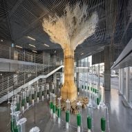 EcoLogicStudio turns algae into air-purifying biopolymer "tree"