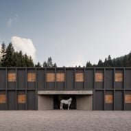 Studio RC embeds geometric equestrian complex in Mexican mountain terrain