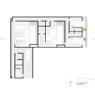 Ground floor plan of a house in Mexico by HW Studio Arquitectos