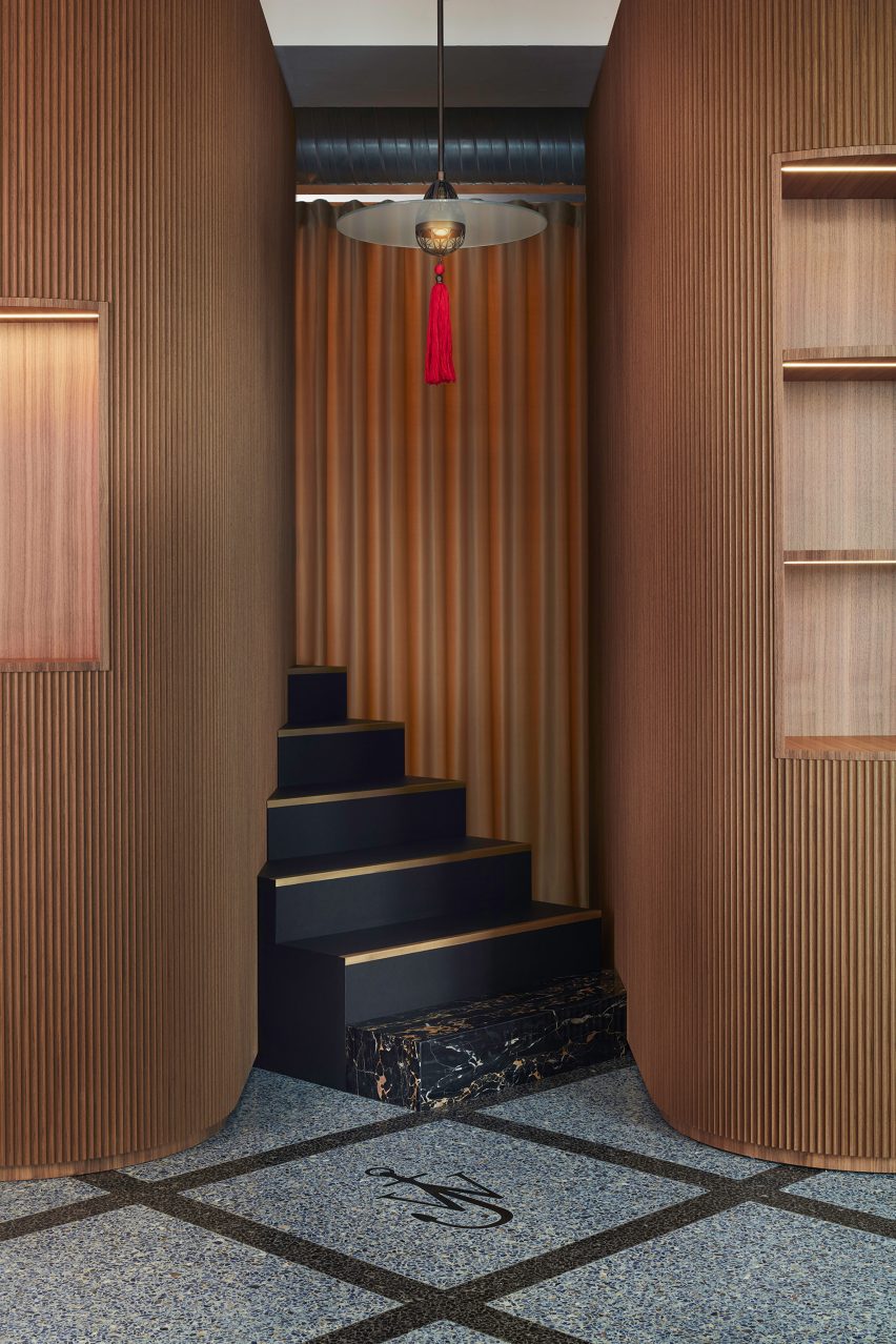 Interior photo of the JW Anderson store