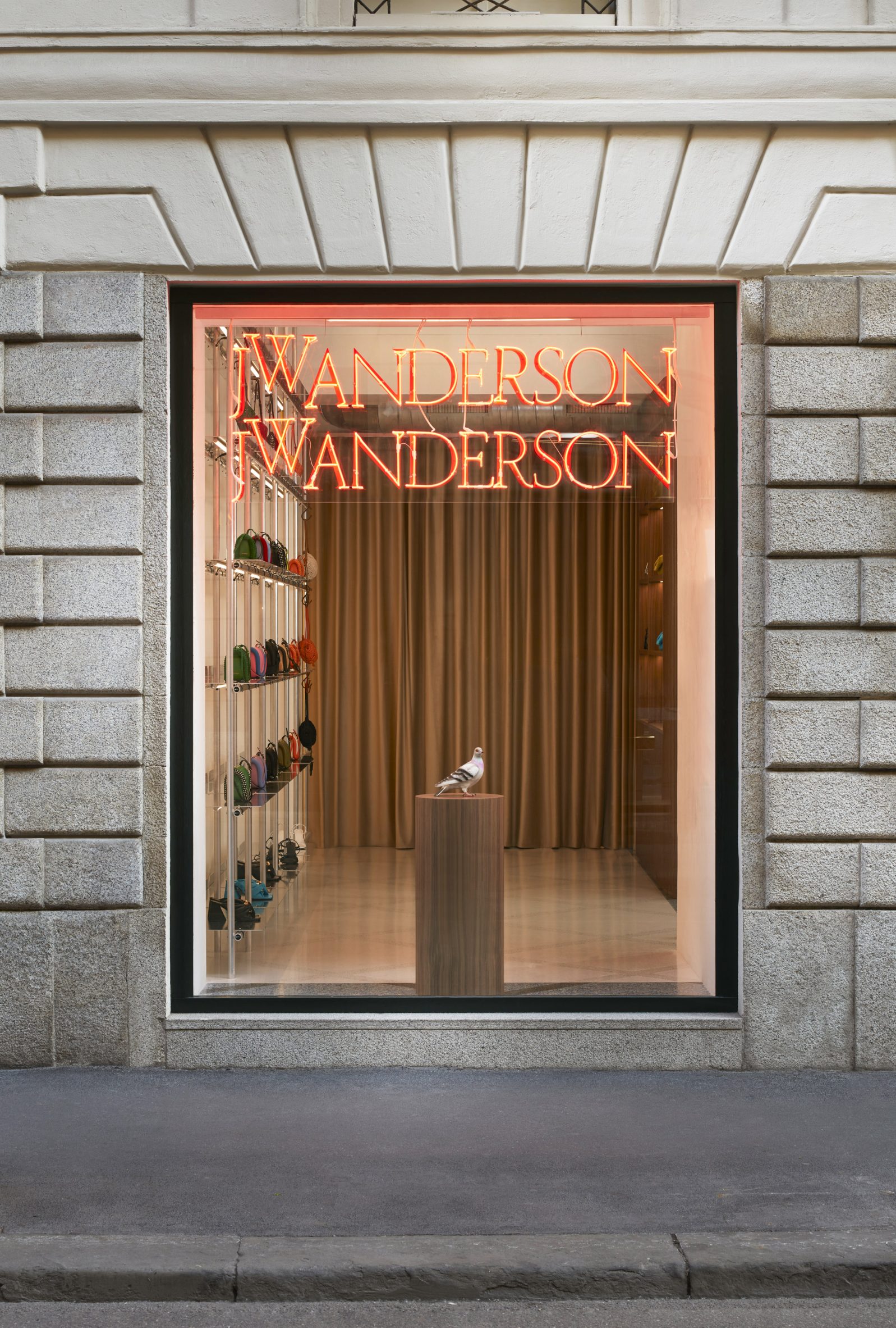 Photo of JW Anderson store in Milan