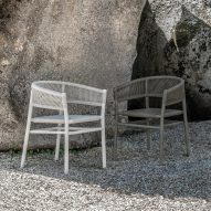 Kilt chair by Marcello Ziliani for Ethimo