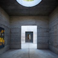 Repeating doorways in Luna House by Pezo von Ellrichshausen