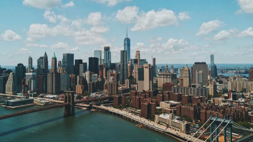 Aerial photo of New York City