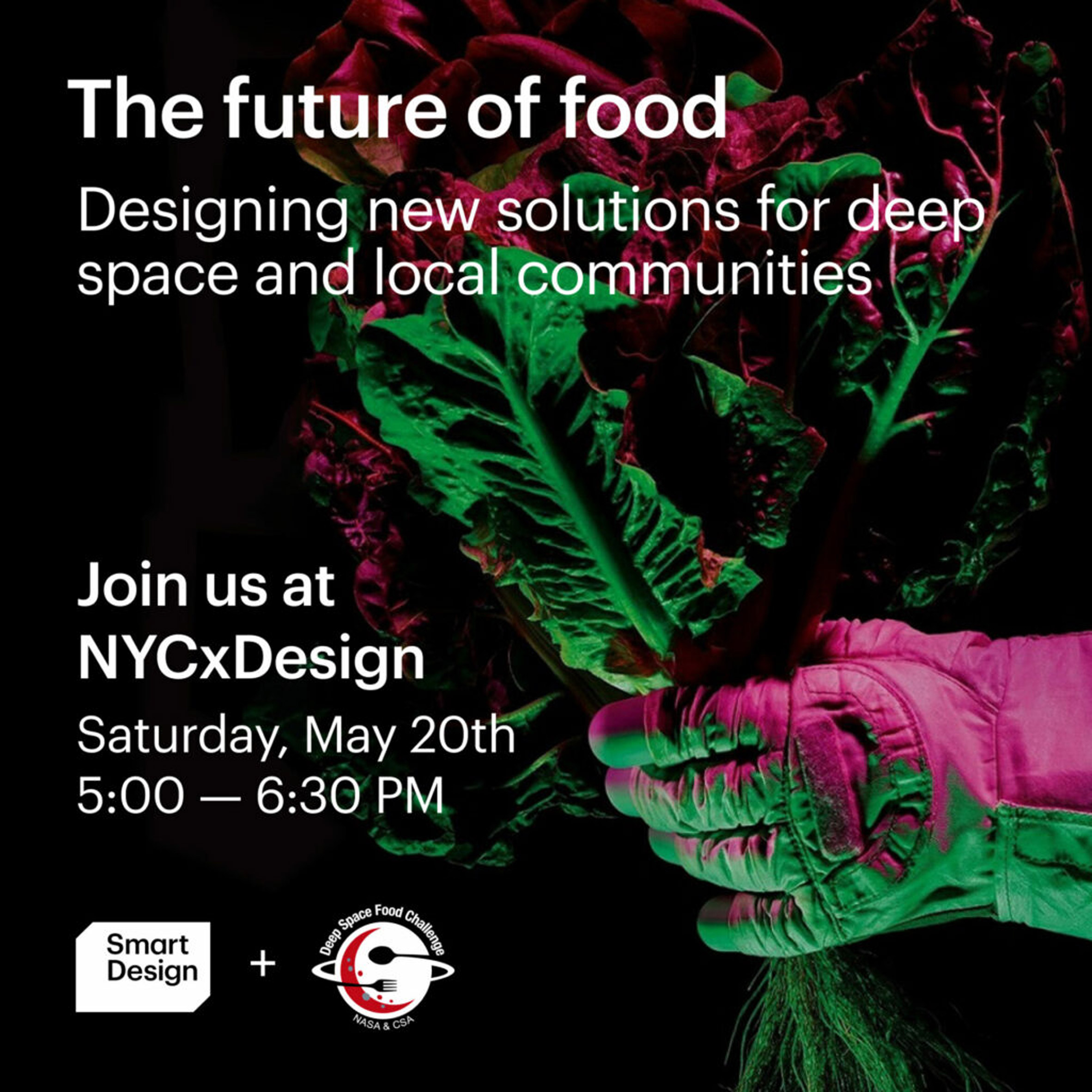 Future of Food NASA Smart design poster