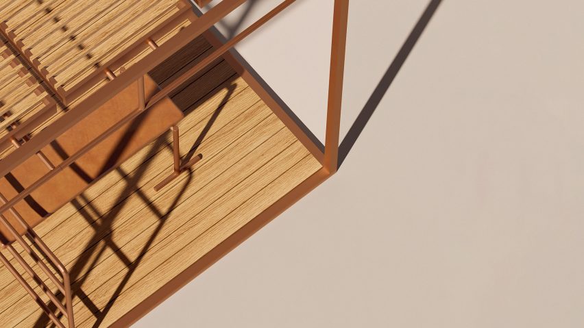 Detail view of Out-Fit by Studio Adolini for Ethimo