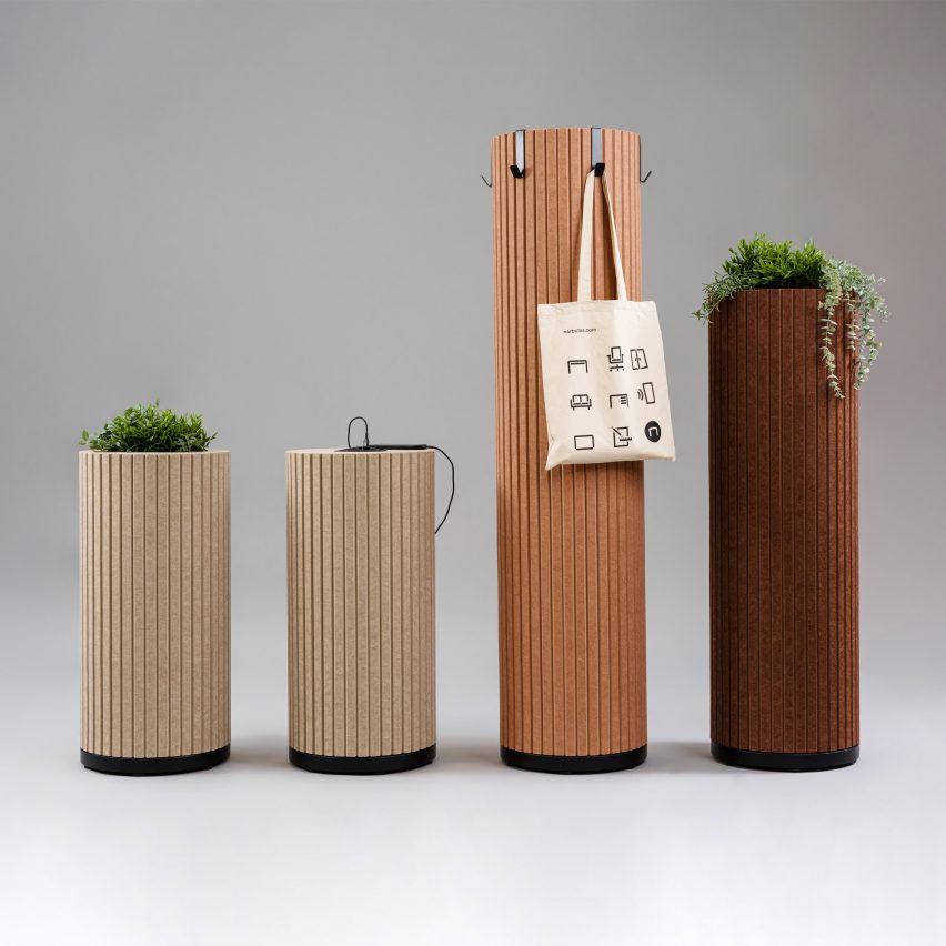 Four Parthos acoustic columns by Narbutas