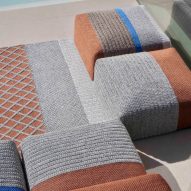 Mangas Outdoor rugs and seating by Patricia Urquiola for Gan