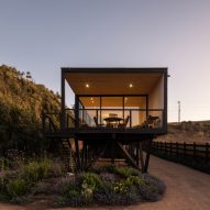 Docks inform design of ERRE Arquitectos' stilted Chilean beach house