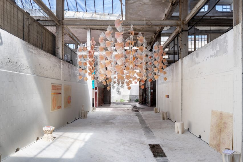 Photo of the Sensbiom 2 installation at Alcova Milan