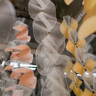 Sensbiom 2 biomaterial installation changes colour with UV exposure