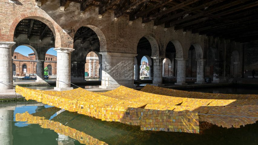 Serge Clottey artwork at Venice Architecture Biennale