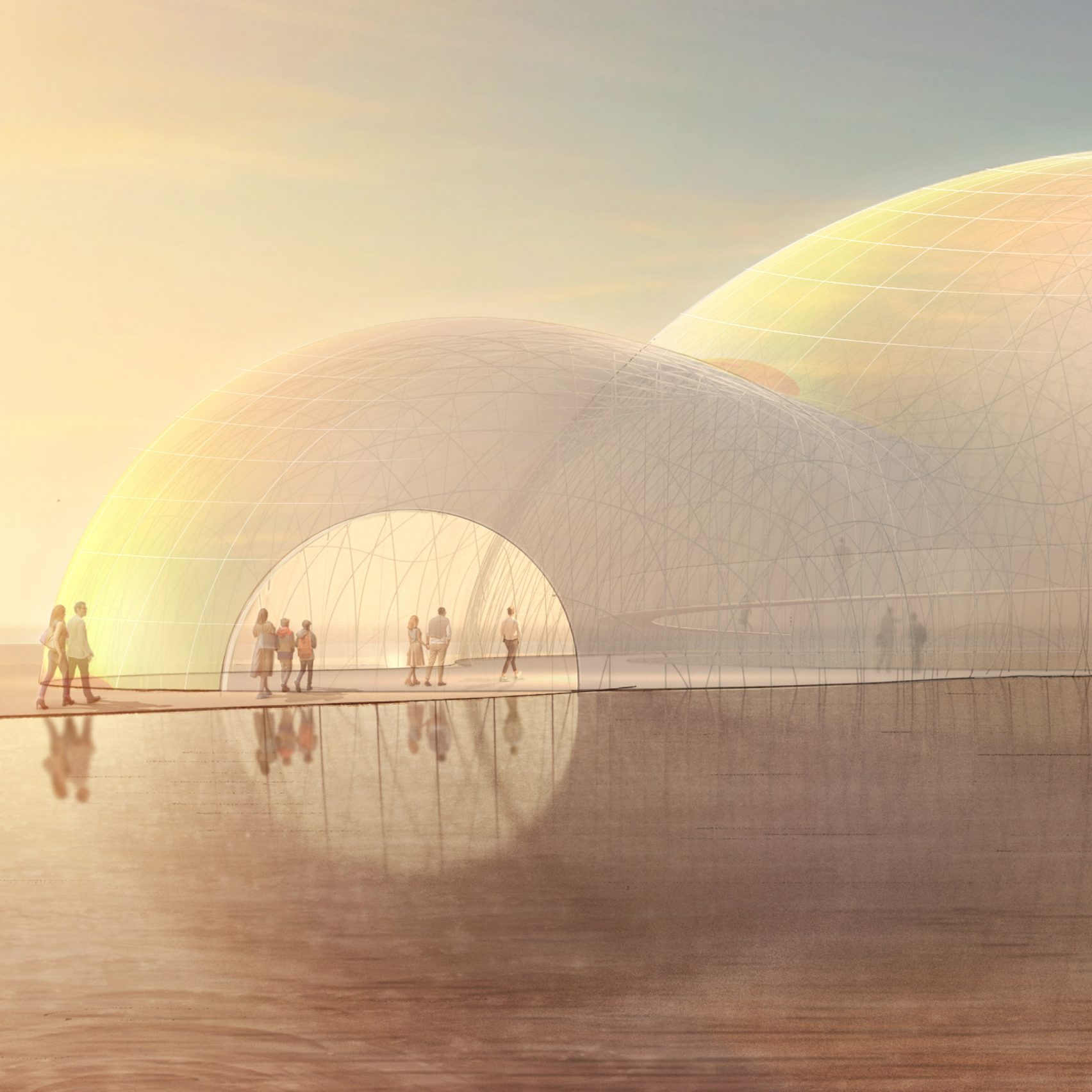 Shigeru Ban unveils tripledomed Expo 2025 Osaka pavilion 【Free CAD