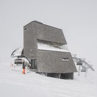Snøhetta places shingle-clad viewing tower on mountain peak in Austria