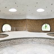 Interior of the research centre at Meles Zenawi Memorial Park by Studio Other Spaces
